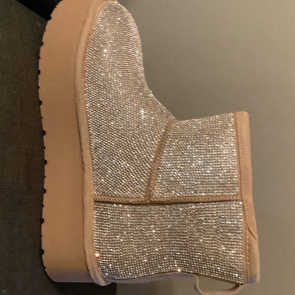 Madden Girl Silver Ankle Boots